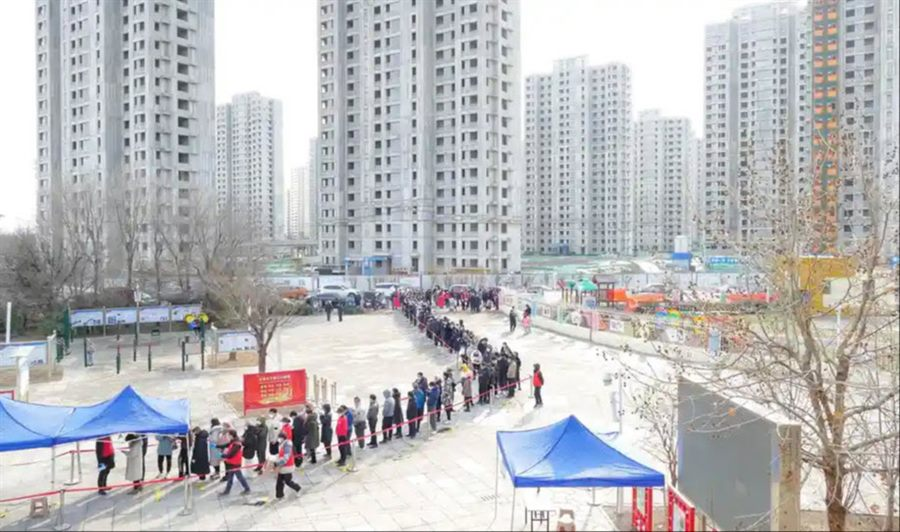 China covid testing