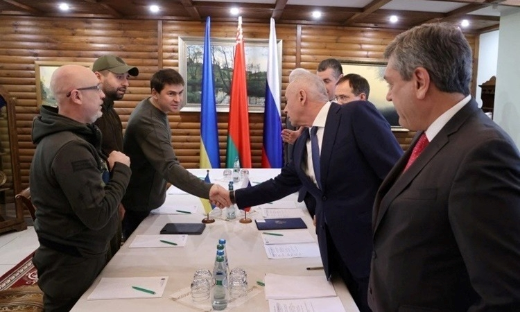 Nga và Ukraine nối lại đàm phán theo hình thức trực tuyến