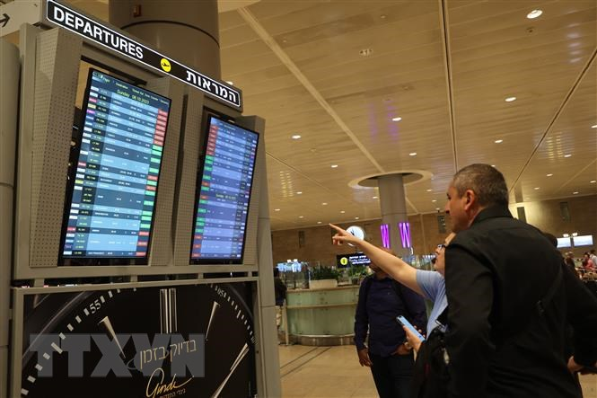Nhiều hãng hàng không lớn hủy chuyến bay đến Tel Aviv của Israel | Đời sống  | Vietnam+ (VietnamPlus)