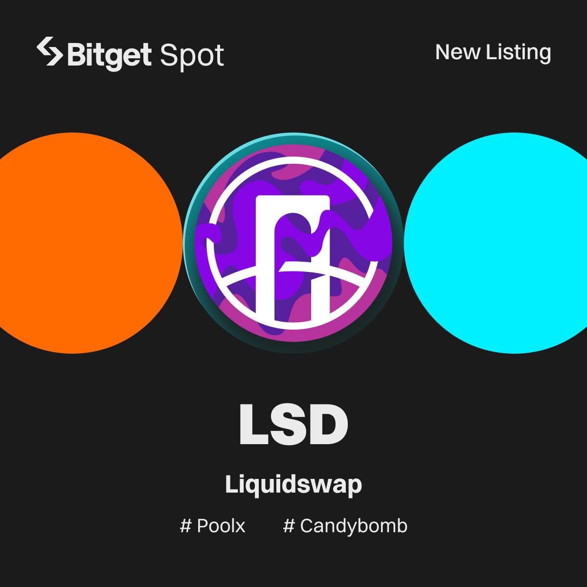 [Niêm yết đầu tiên] Bitget niêm yết Liquidswap (LSD), tham gia và chia sẻ 158,210 LSD!